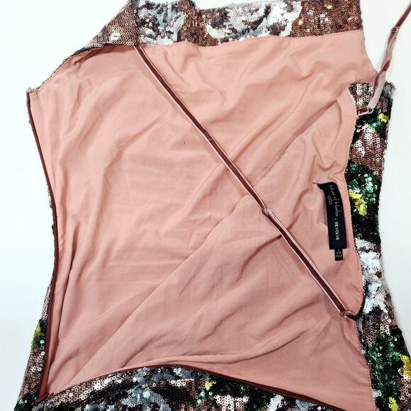 House of Harlow 1960 x REVOLVE Nicoleta Dress in Rose Gold Floral Small - Picture 9 of 14